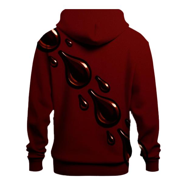 Crimson Drip Cascade hoodie trends