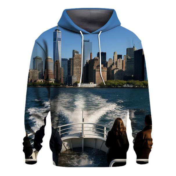 East River Ferry Morning Rush heavyweight hoodies