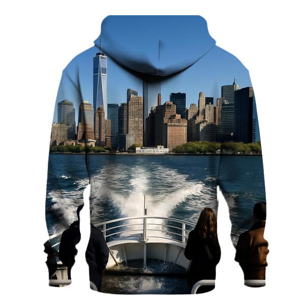 East River Ferry Morning Rush heavyweight hoodies