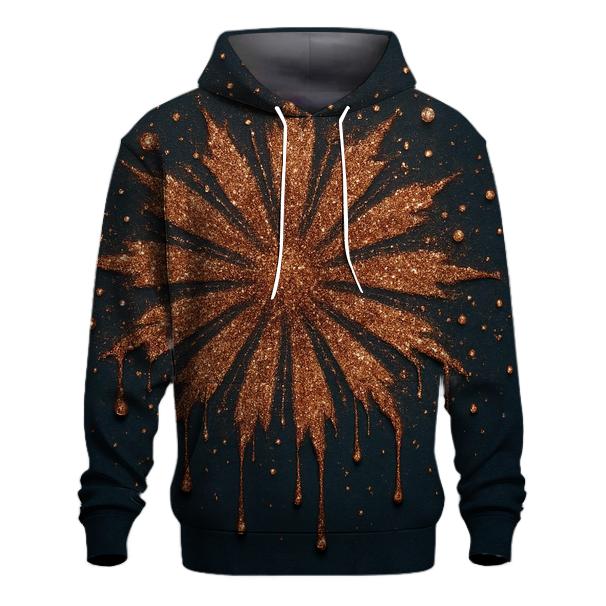 Gilded Meteor Bloom lightweight hoodies