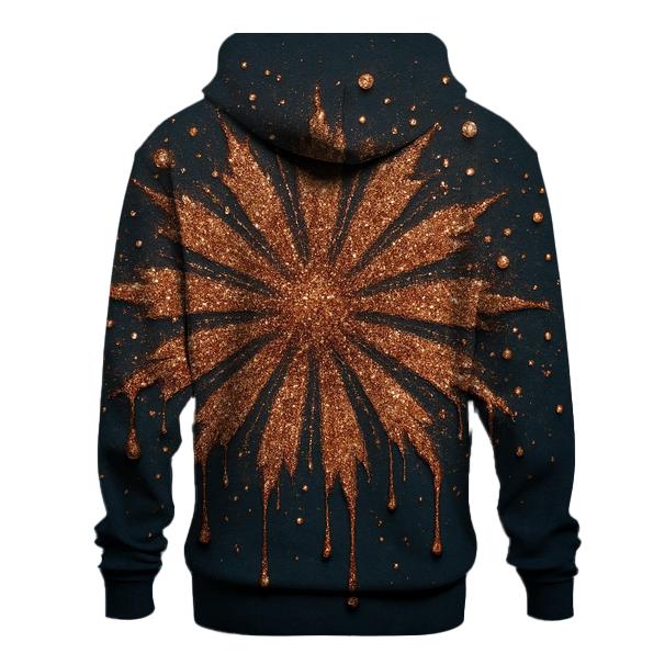 Gilded Meteor Bloom lightweight hoodies