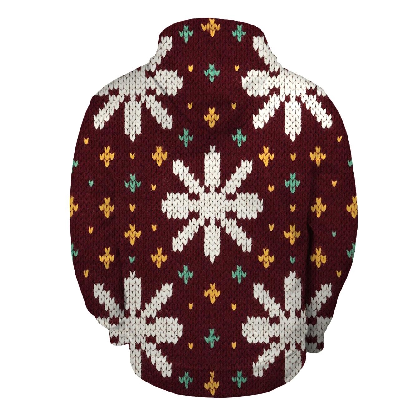 Glistening Snowflake Ladder Design hoodie styles