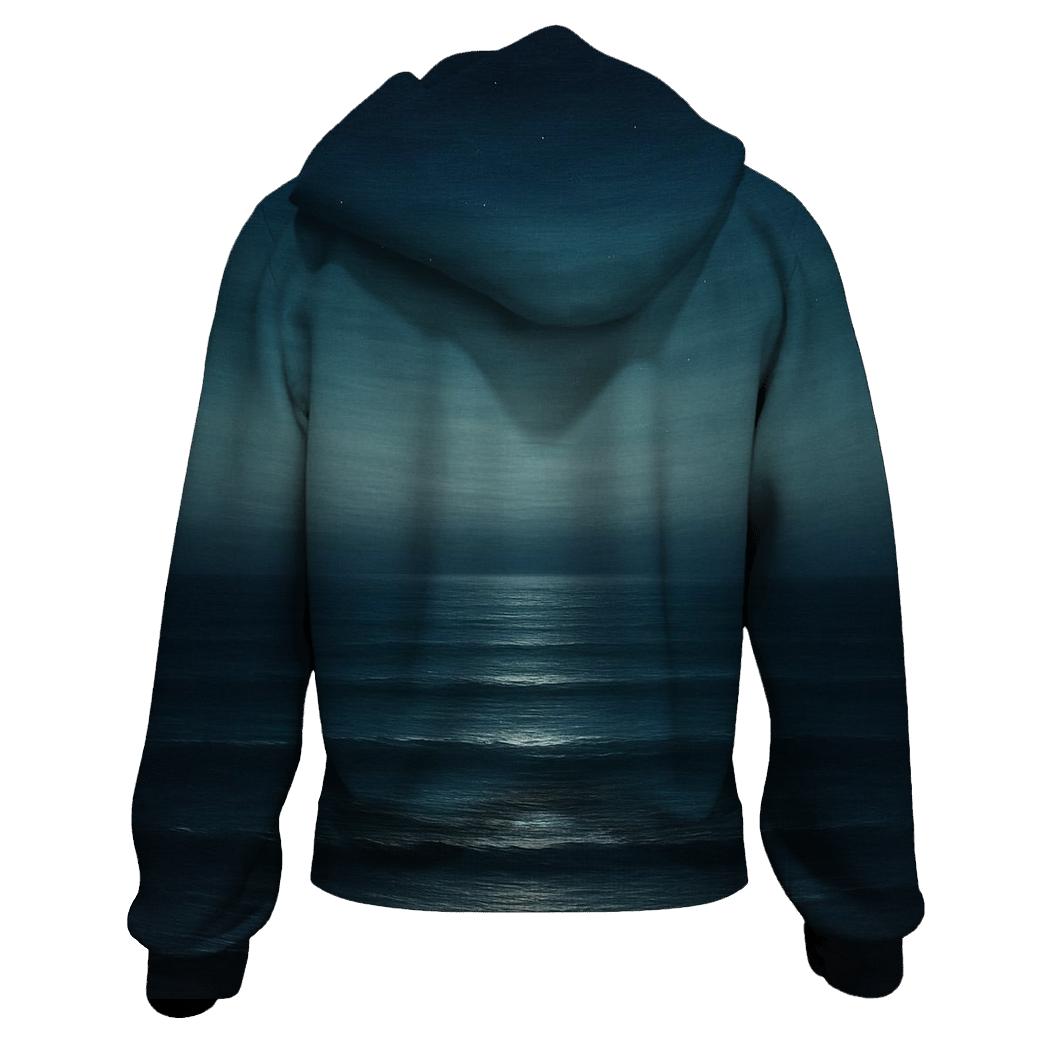 Lunar Tide Horizon printed hoodies
