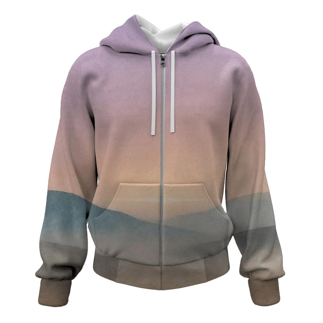 Luminous Horizon Veil lightweight hoodies