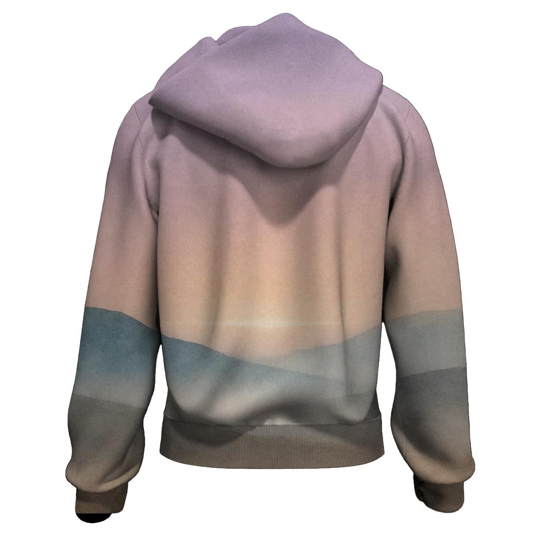 Luminous Horizon Veil lightweight hoodies