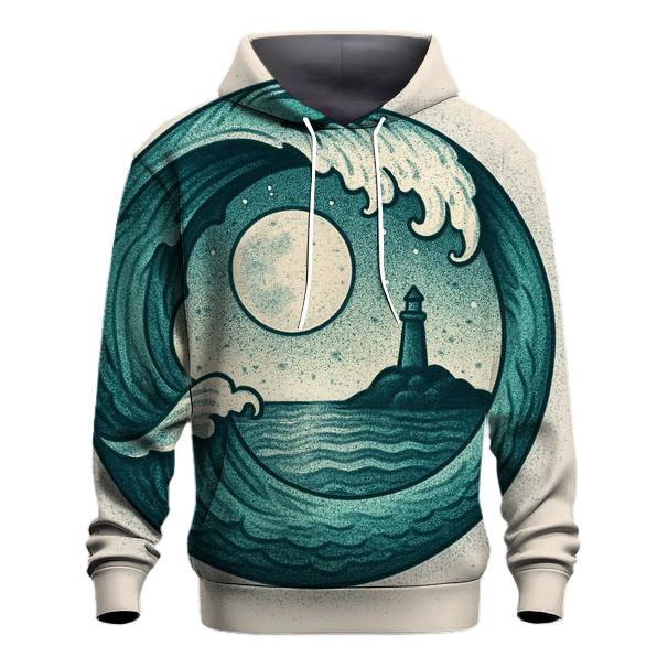 Tidal Moon Ouroboros graphic hoodies