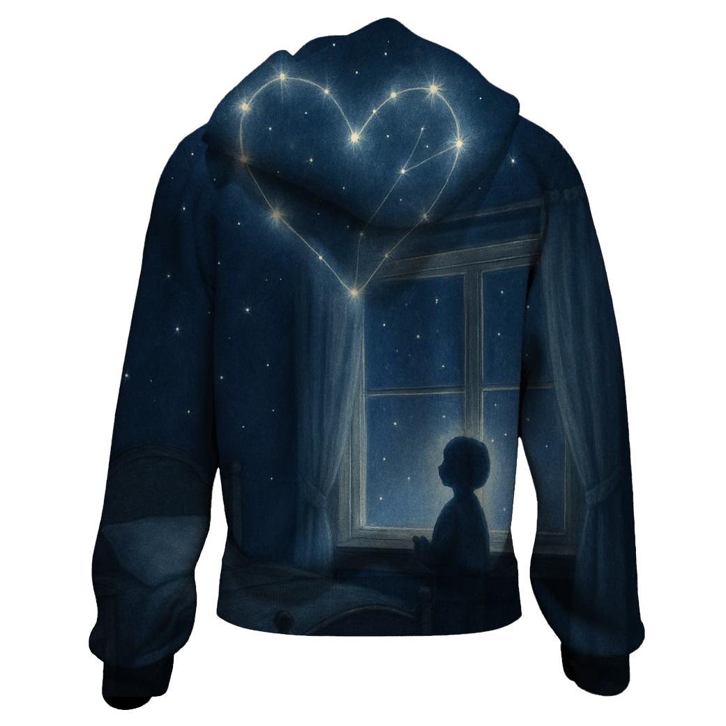 Star Map Of A Mothers Heart premium hoodies