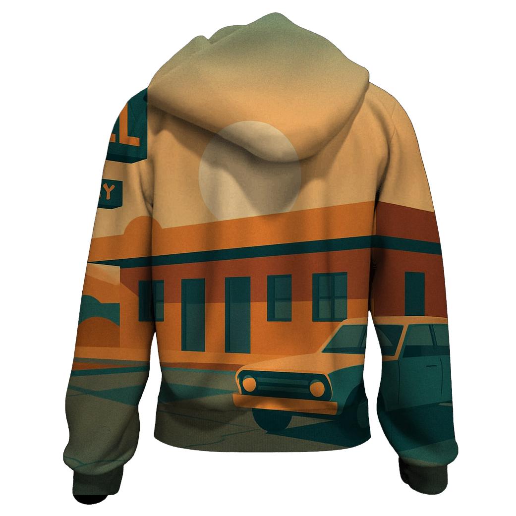 Sunwashed Desert Motel heavyweight hoodies