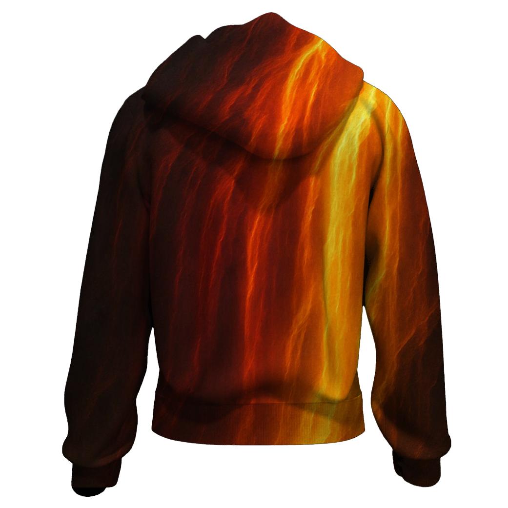 Molten Ember Cascade pullover hoodies