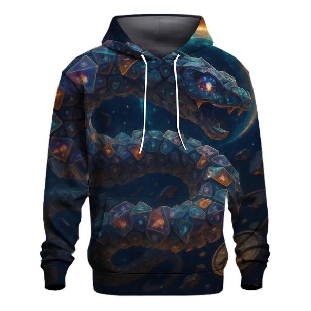Nebula Dice Serpent zip-up hoodies