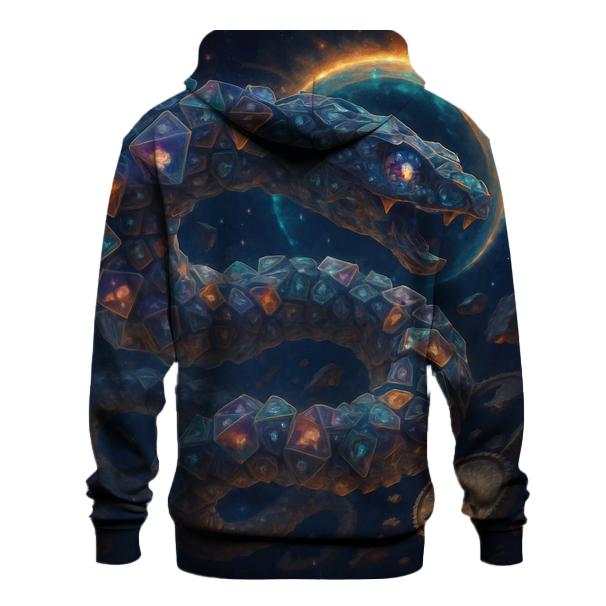 Nebula Dice Serpent zip-up hoodies