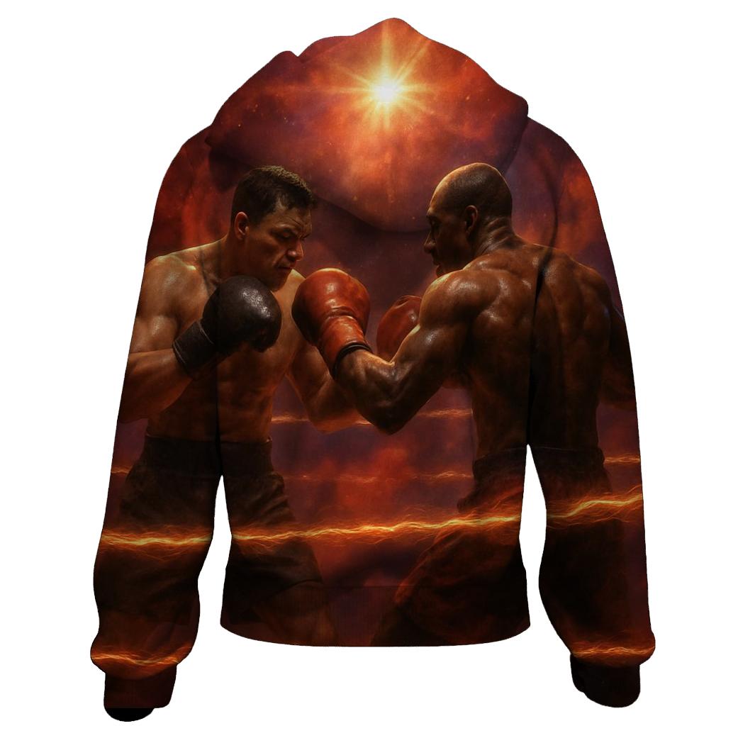 Nebula Boxing Arena zip-up hoodies