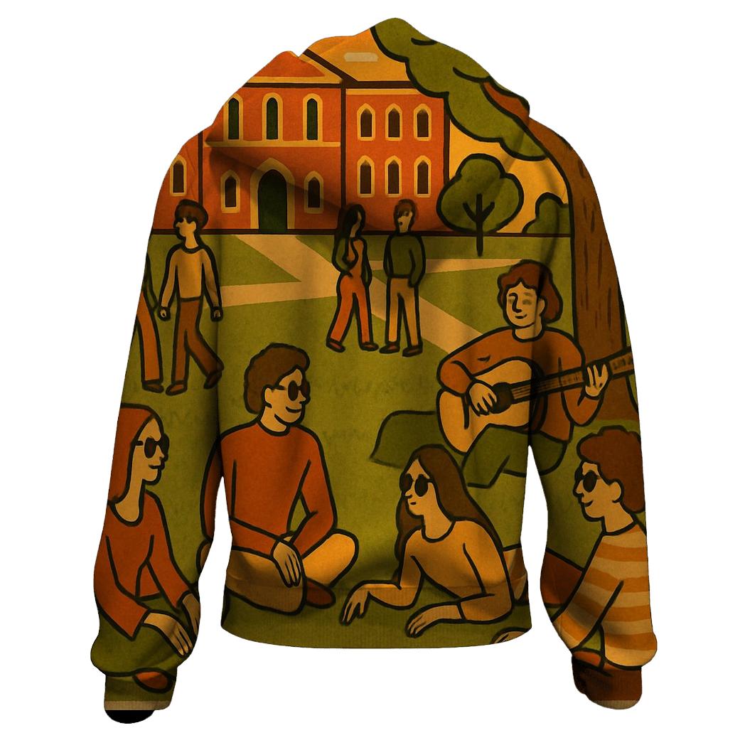 Groovy Campus Quad hoodie designs