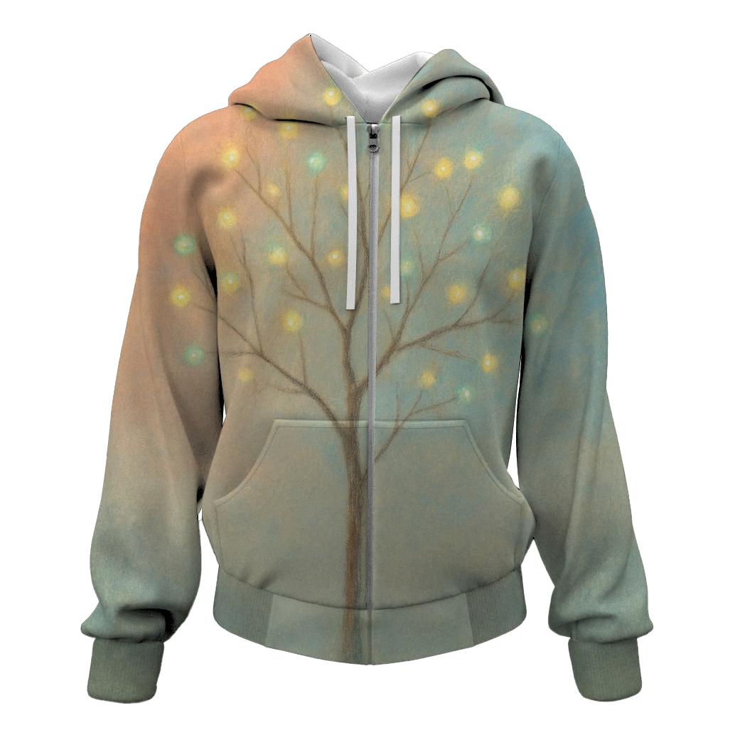 Whispering Tree Of Dawn pullover hoodies