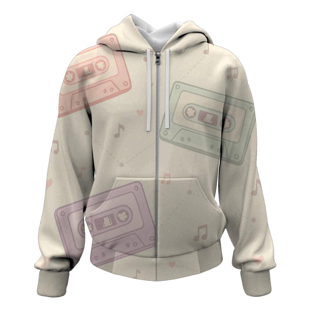 Pastel Cassette Constellation hoodies fashion