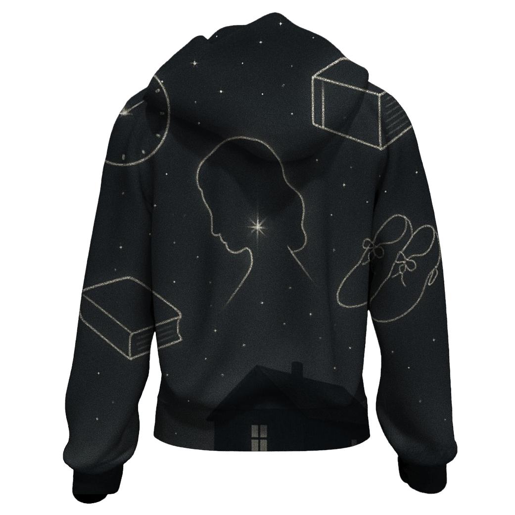 Constellation Of Her Quiet Sacrifices embroidered hoodies