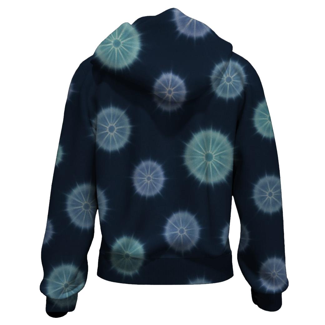 Midnight Kumo Galaxy Cluster embroidered hoodies