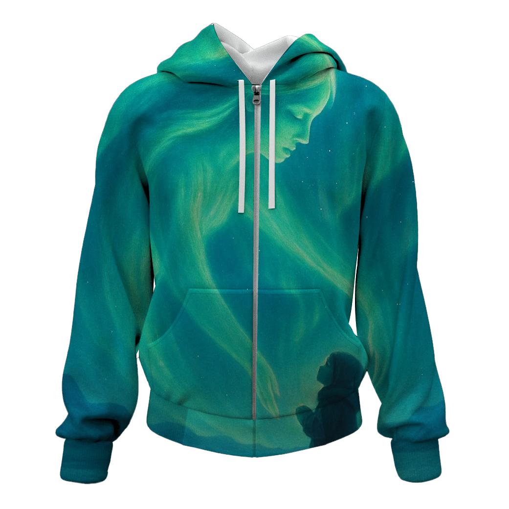 Aurora Of Her Protective Presence pullover hoodies