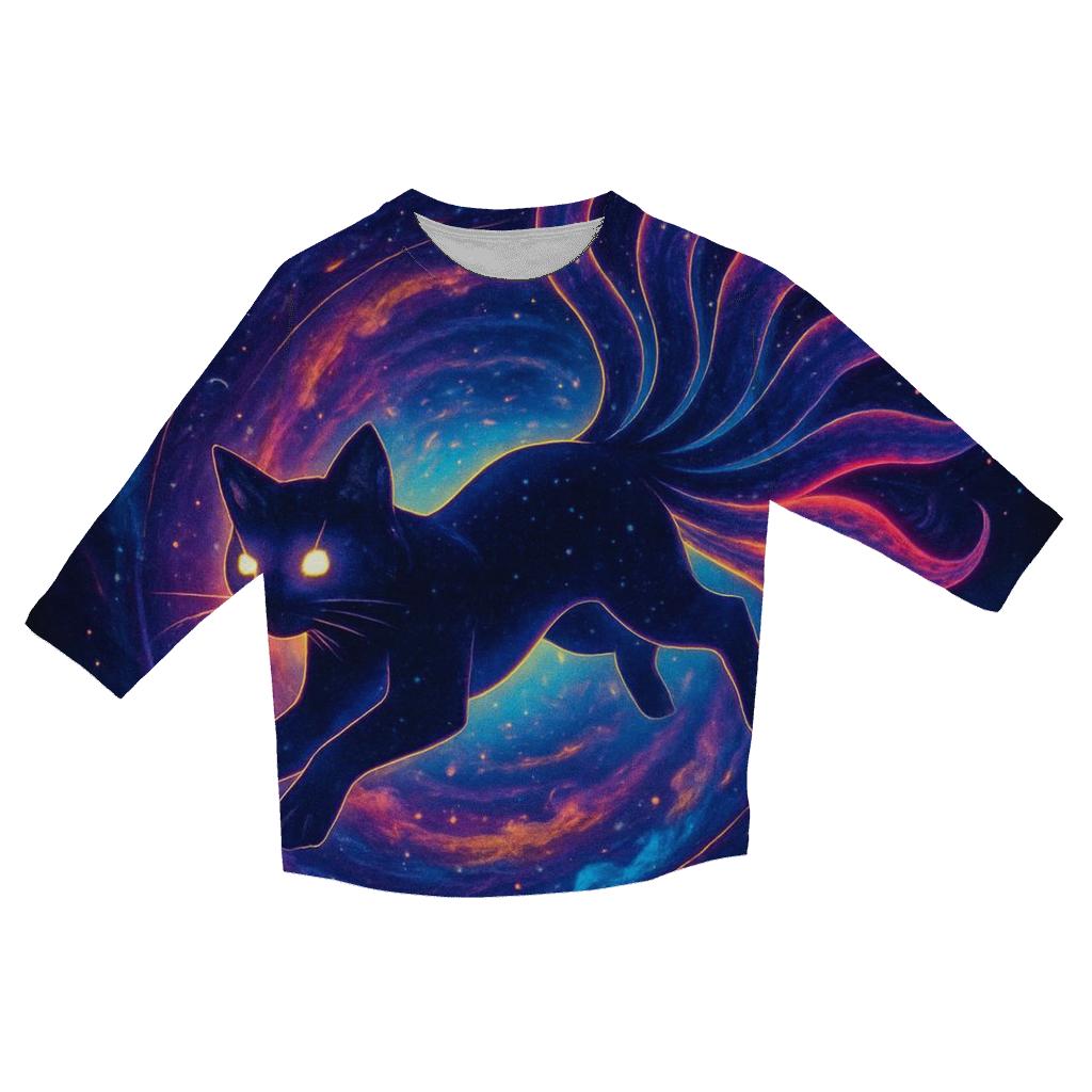 Nebula Nine Tail Cat Voyager personalized 3/4 sleeve tees