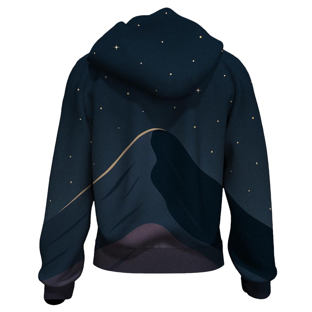 Mountain Of Silent Stars printed hoodies