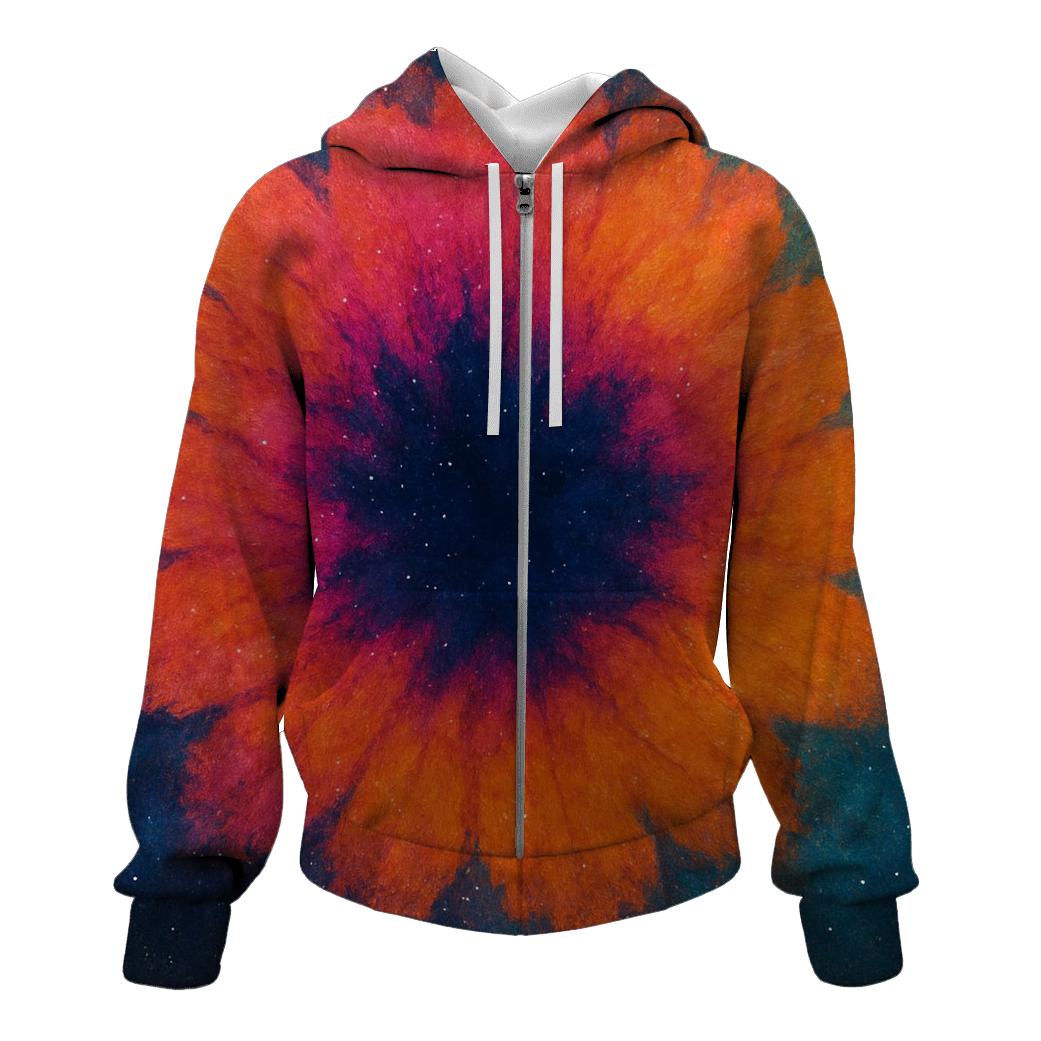 Cosmic Coral Bloom hoodie trends