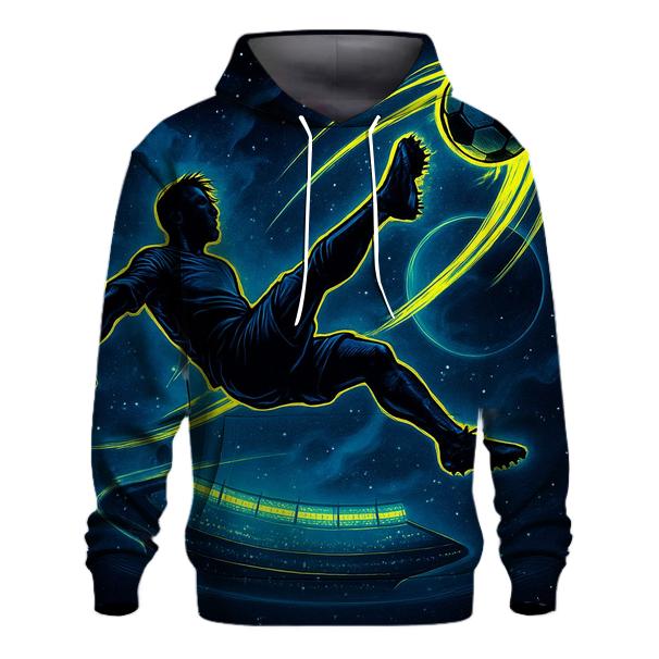 Cosmic Soccer Striker lightweight hoodies