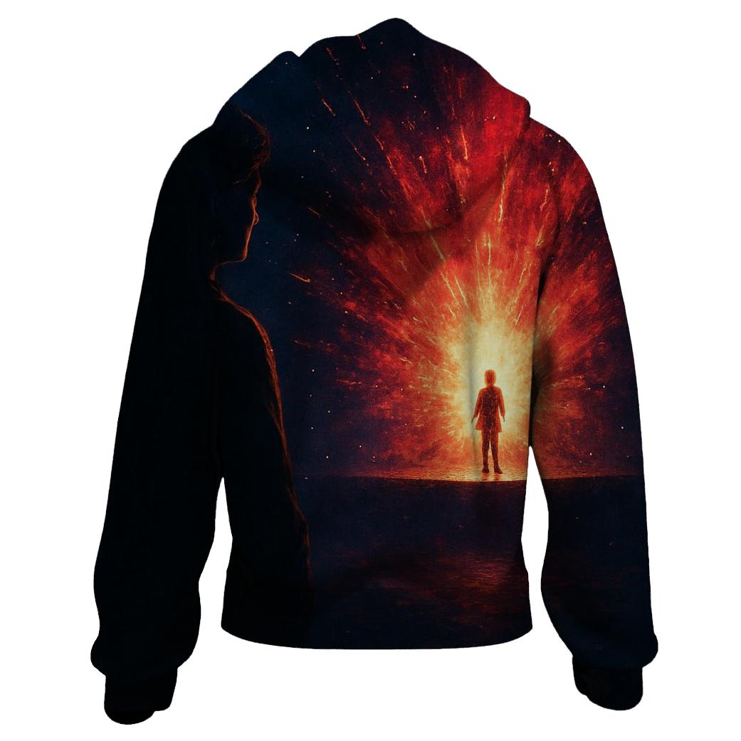 Supernova Of Her Silent Pride embroidered hoodies