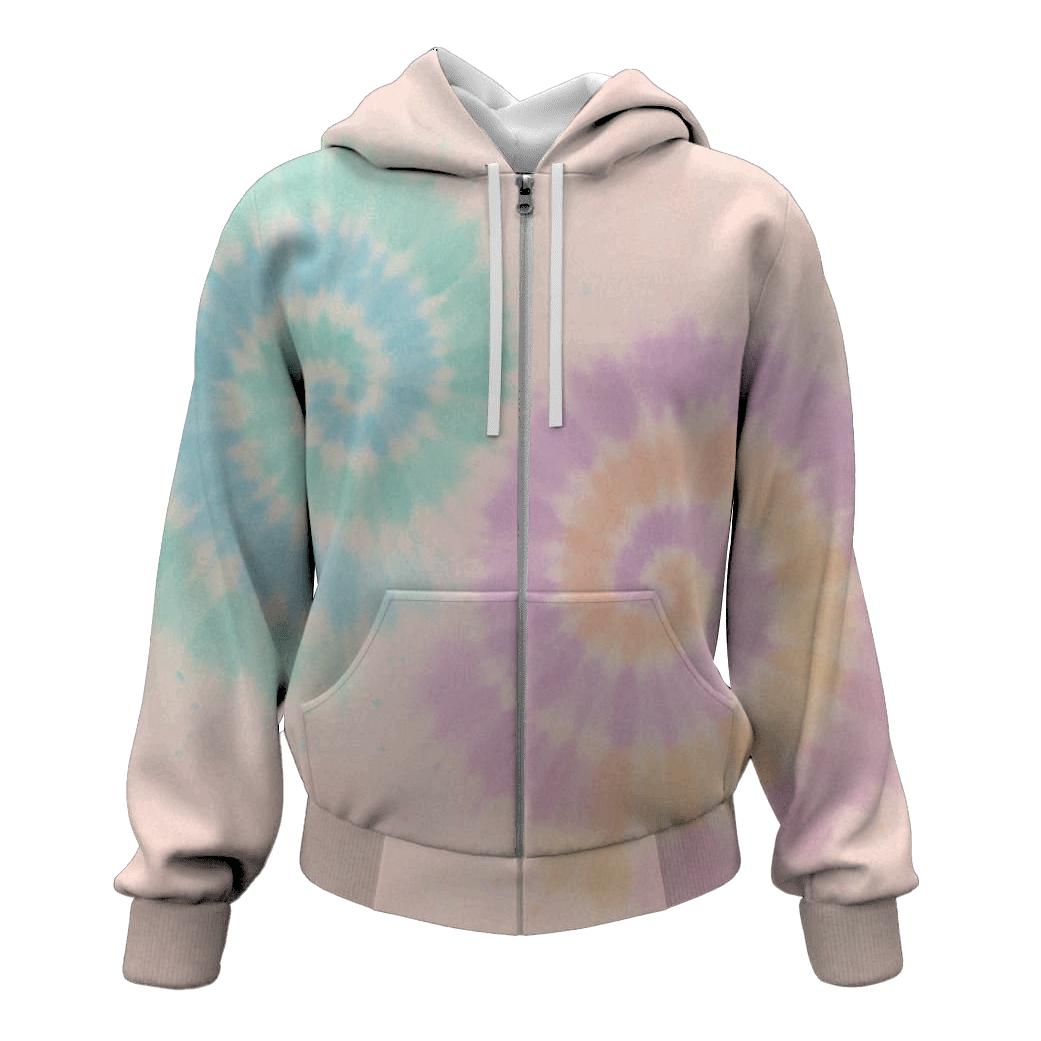 Candy Cloud Pastel Spiral Duo hoodie designs