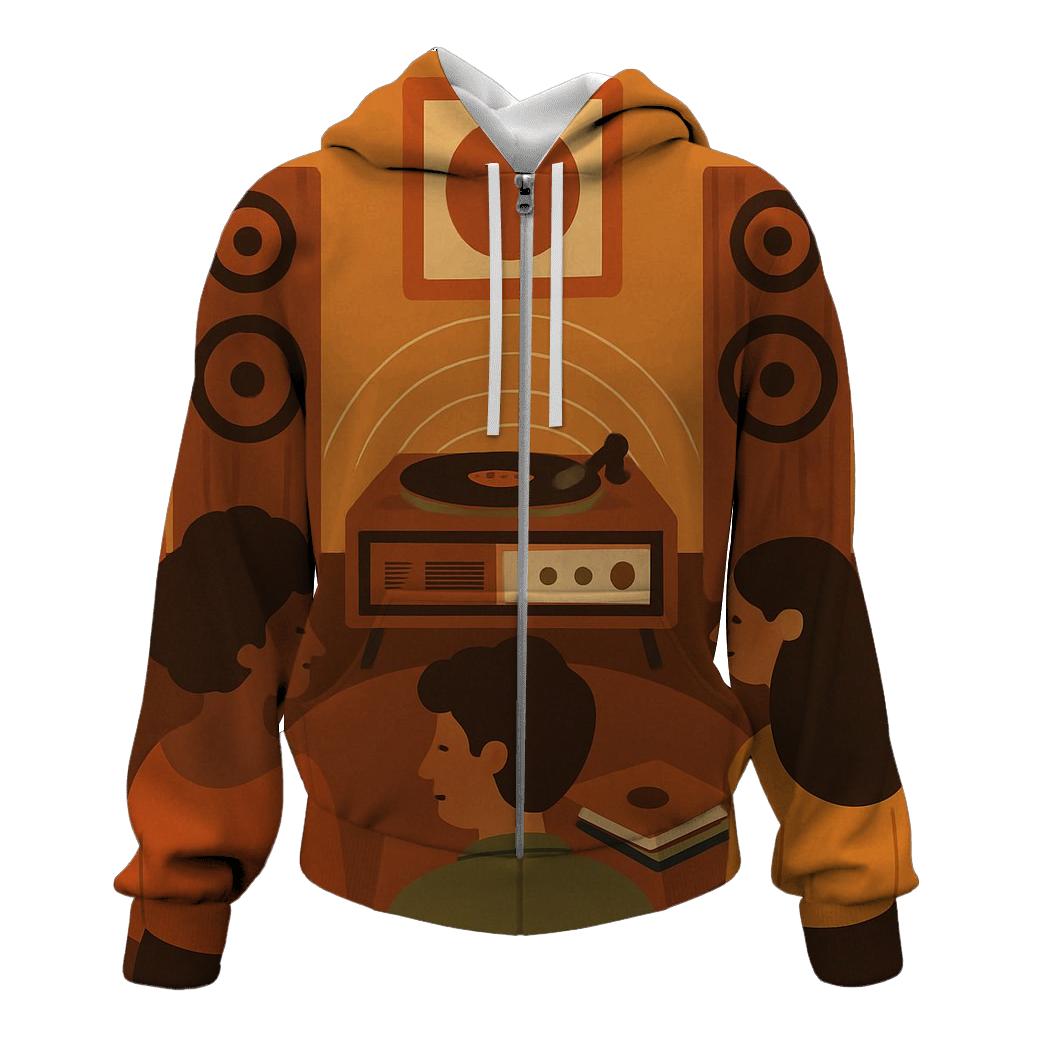 Groove Room Listening Party designer hoodies
