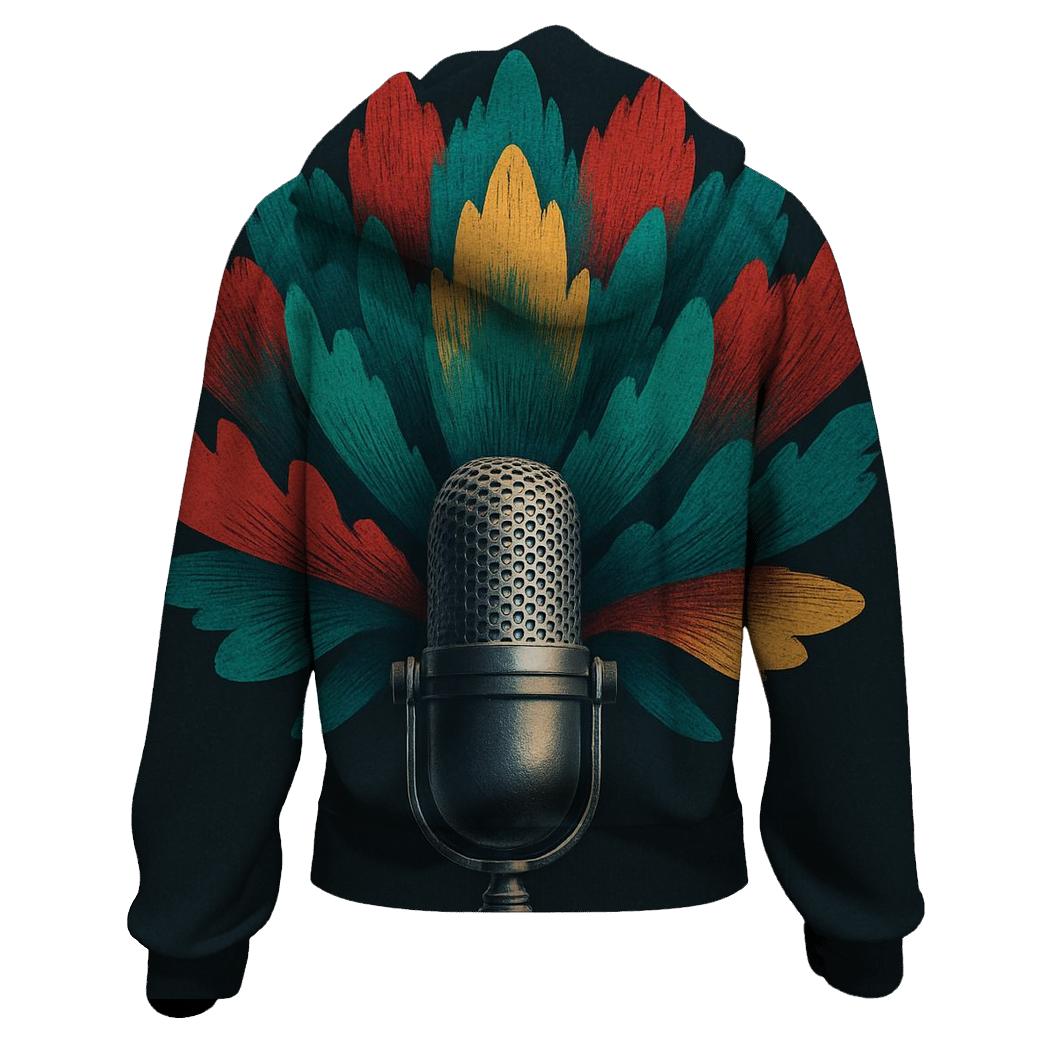 Chromatic Microphone Bloom hoodies fashion