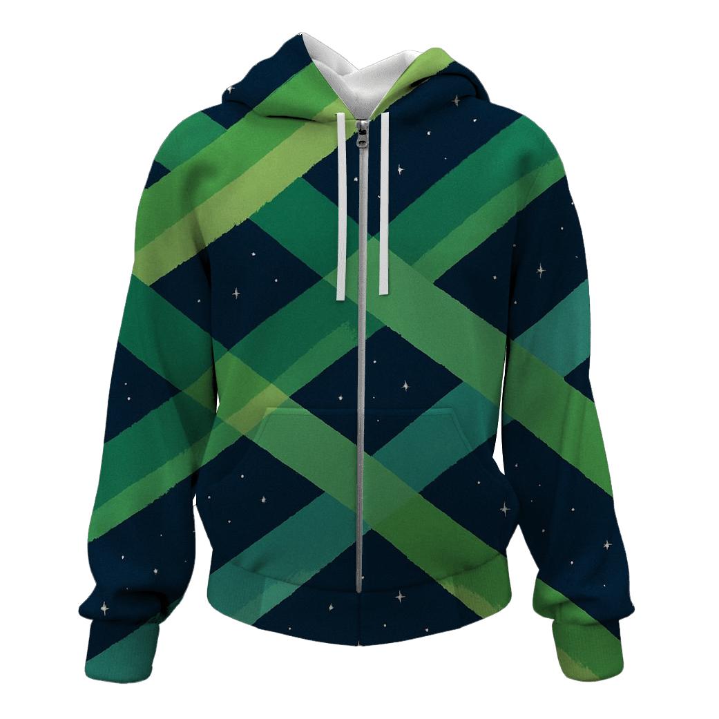 Aurora Ribbon Lattice hoodie designs