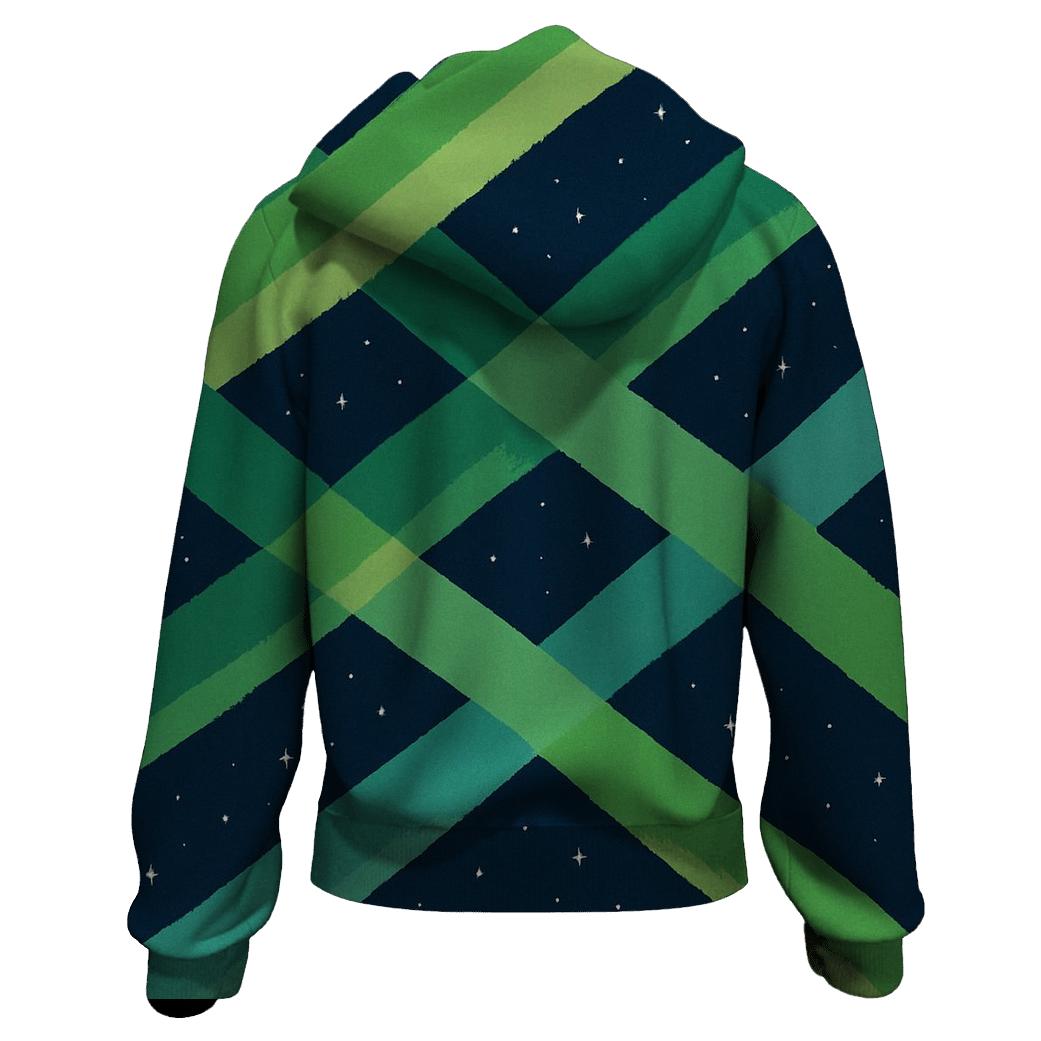 Aurora Ribbon Lattice hoodie designs