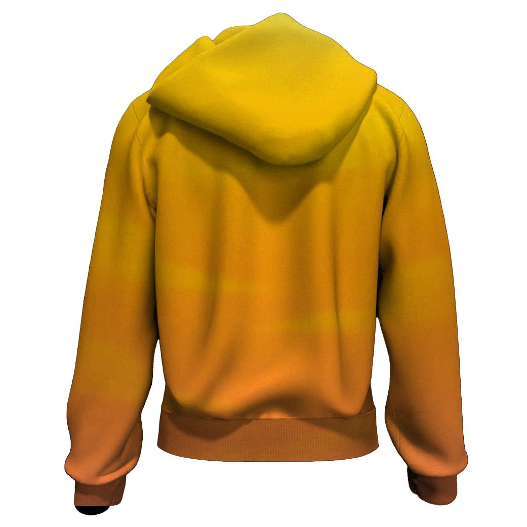 Citrus Sky Melt zip-up hoodies