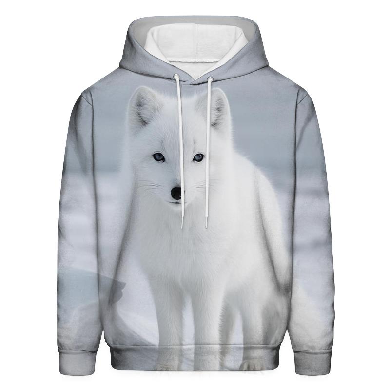 Arctic Fox On Wind Carved Ridge hoodie styles