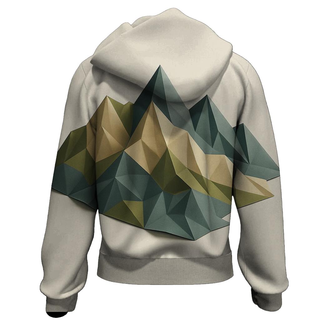 Digital Origami Terrain custom hoodies