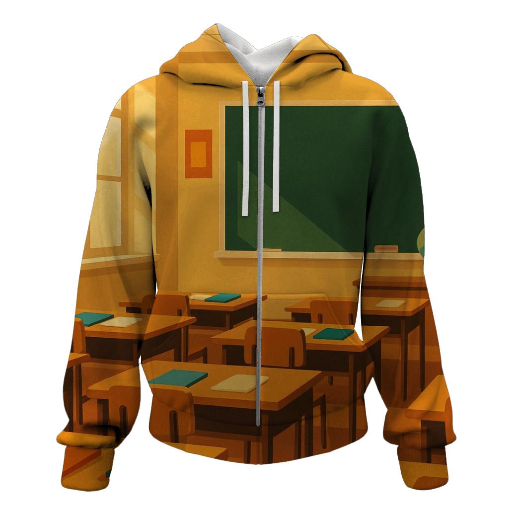 Classroom Chalkboard Vibes graphic hoodies