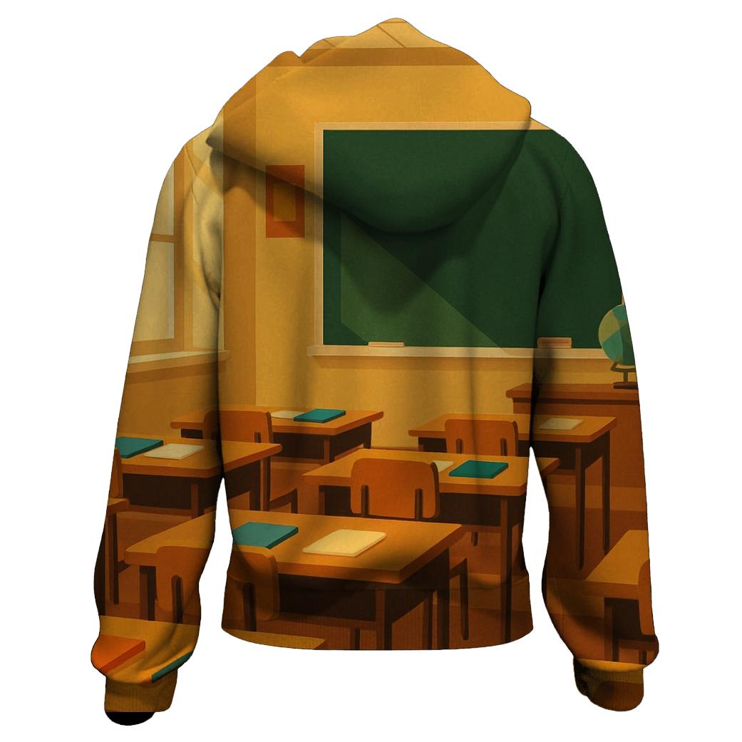 Classroom Chalkboard Vibes graphic hoodies