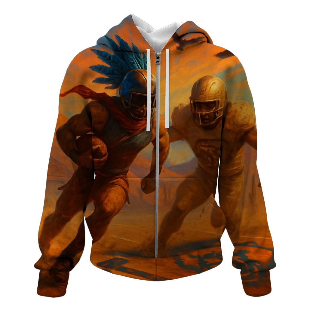 Desert Gridiron Braves Vs Cubs Mirage lightweight hoodies