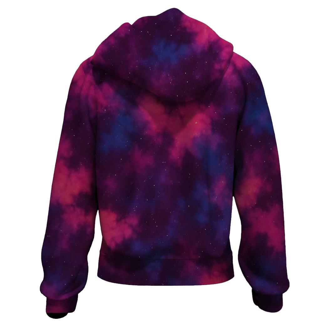 Nebula Speckle Scrunch Field premium hoodies