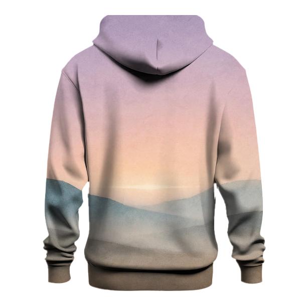 Luminous Horizon Veil graphic hoodies