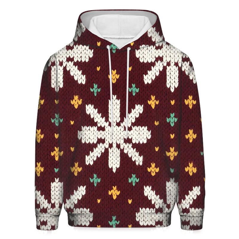 Glistening Snowflake Ladder Design hoodie styles
