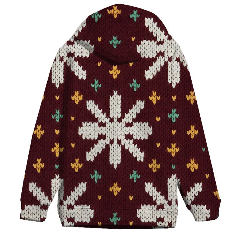 Glistening Snowflake Ladder Design hoodie styles