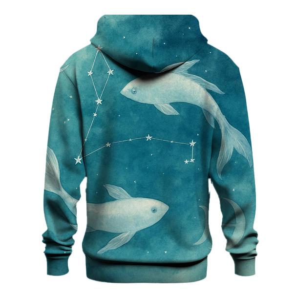 Pisces Dream Tide Constellation premium hoodies