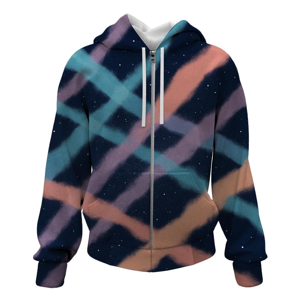 Nebula Filament Weave embroidered hoodies