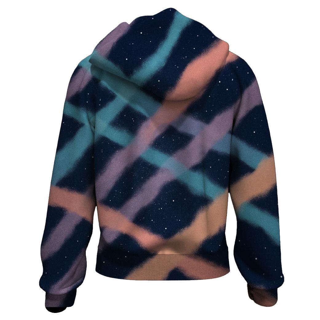 Nebula Filament Weave embroidered hoodies