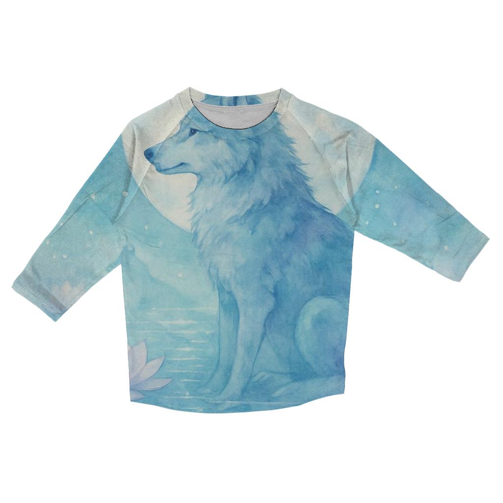 Moonlit Lotus Guardian personalized 3/4 sleeve tees