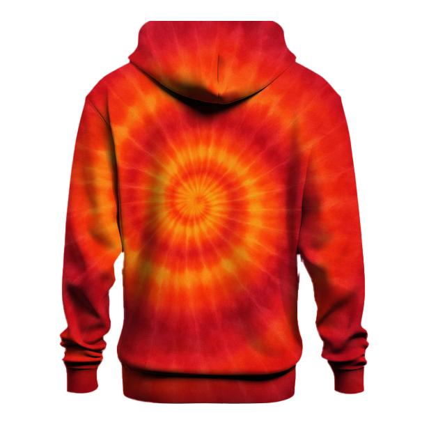 Solar Flare Spiral Overdye Panel hoodie trends