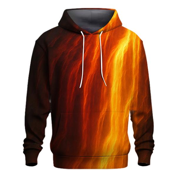 Molten Ember Cascade zip-up hoodies