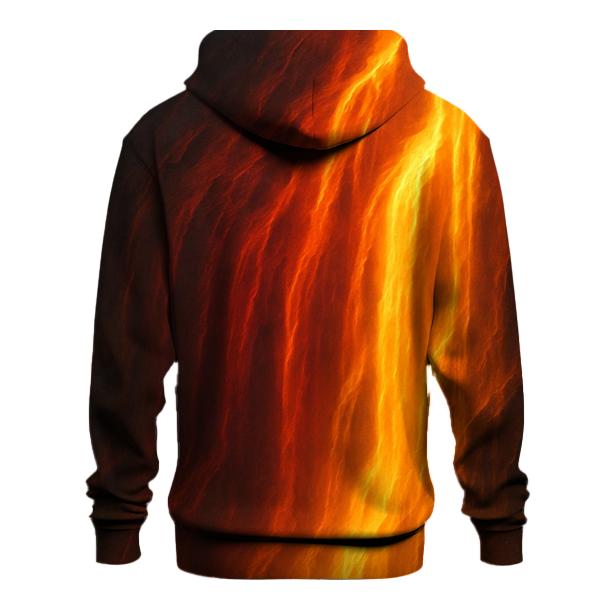 Molten Ember Cascade zip-up hoodies