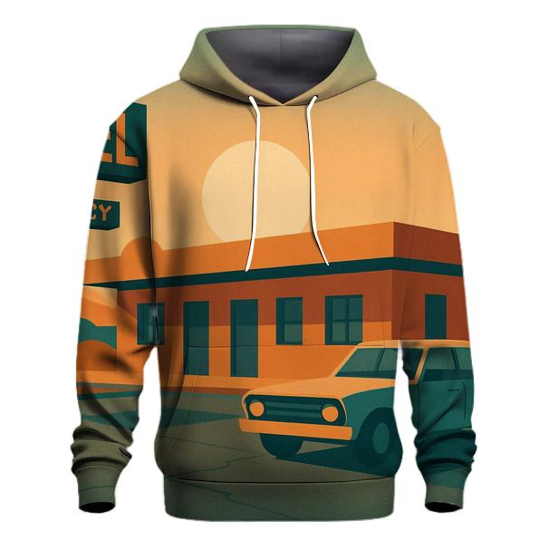 Sunwashed Desert Motel premium hoodies